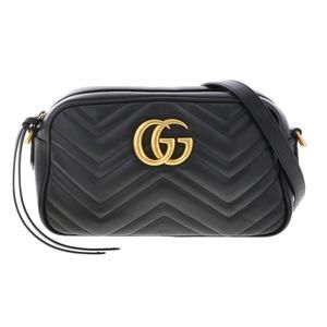 Gucci GG Marmont Quilting Shoulder Bag Black